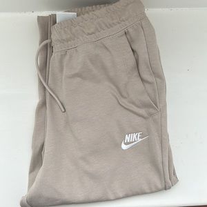 Beige Nike joggers
